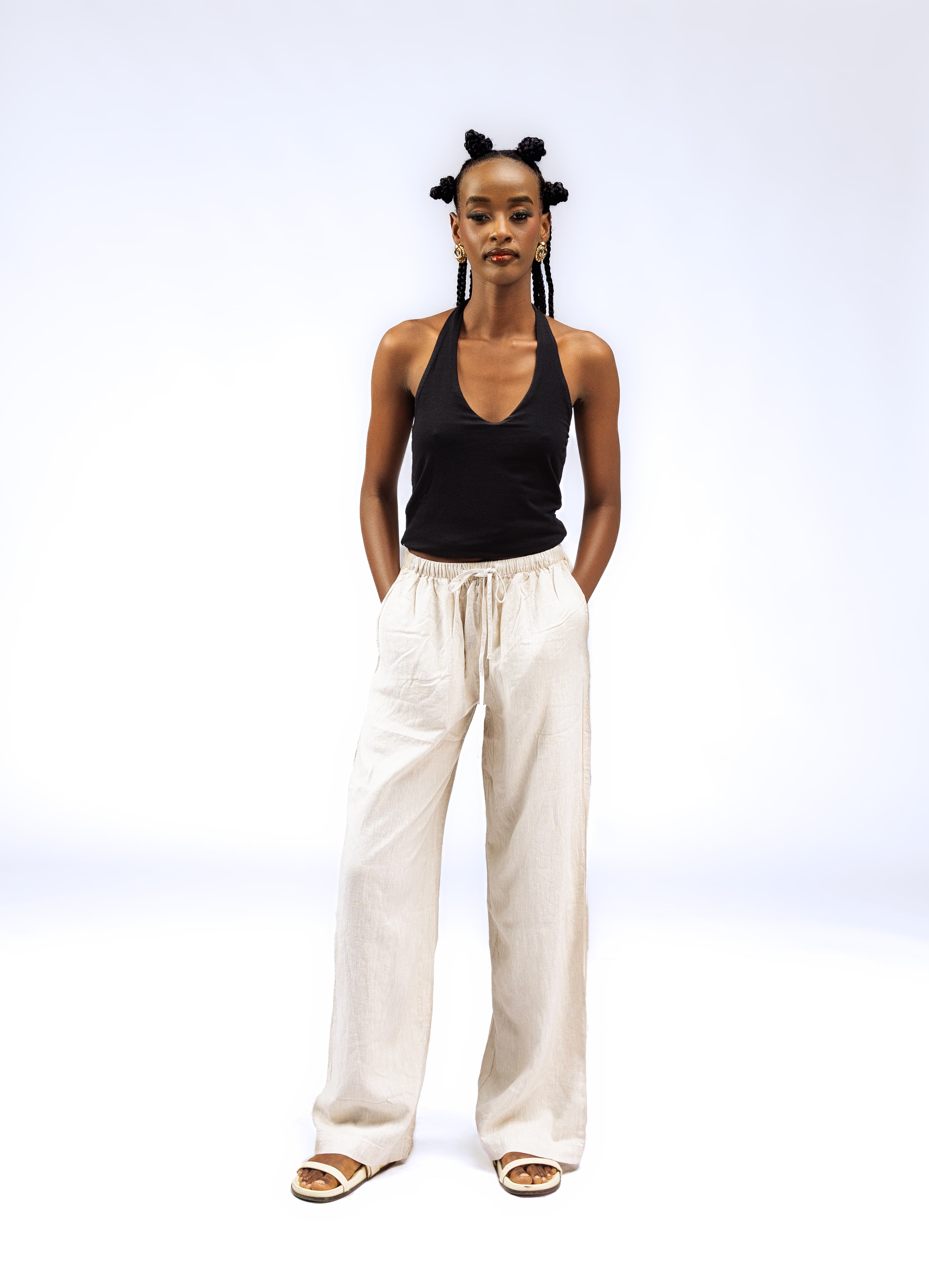 All Day V Neck Halter